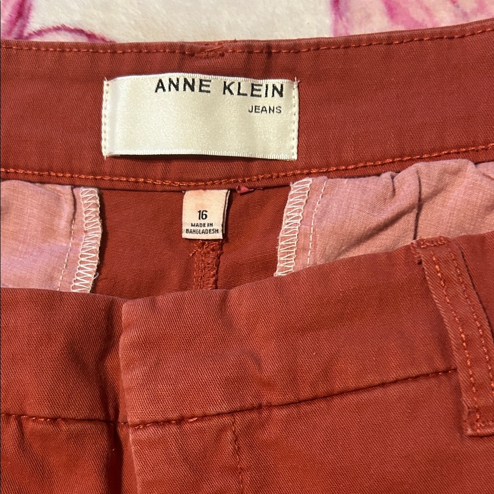 Anne Klein Women's Terracotta Jeans